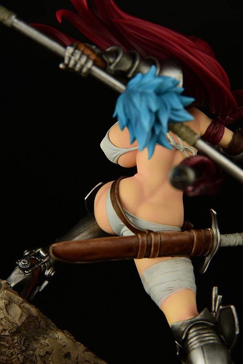 Actual product image Orca Fairy Tail statuette 1/6 Erza Scarlet the Knight Ver. Refine 2022 31 cm