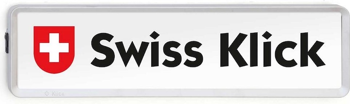 Actual product image Swissklick Number frame (Rear, Long format)