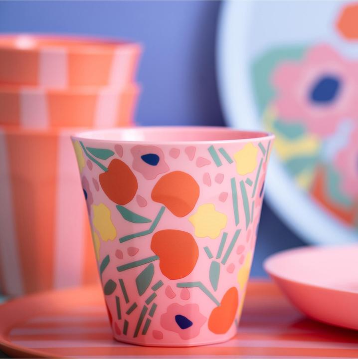 Produktbild Koziol Trinkbecher Nora M Blooms 300 ml, 1 Stück, Sweet Pink (0.30 l, 1 x)