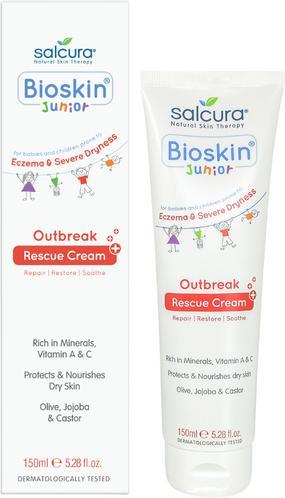 Actual product image Salcura Skincare Bioskin Junior Outbreak Rescue Cream Cream for Babies 150 ml