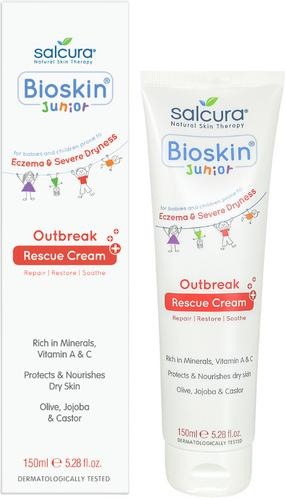 Produktbild Salcura Skincare Bioskin Junior Outbreak Rescue Cream Creme für Babys 150 ml