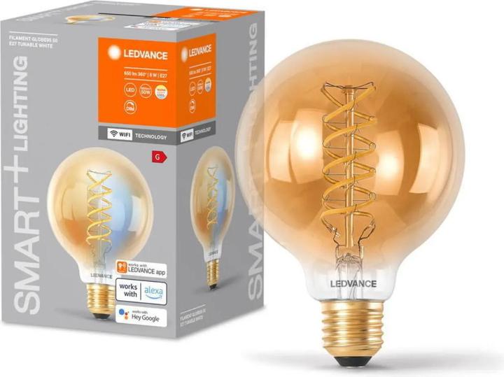 Produktbild Ledvance gold / messing (E27, 8 W, 650 lm, 1 x, G)