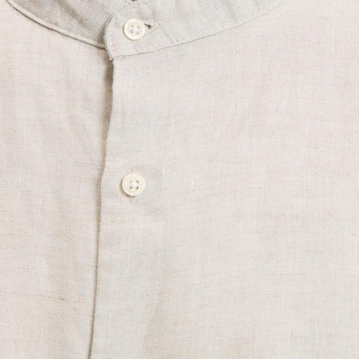 Produktbild La Redoute Collections Gerades Leinenhemd Signature mit Stehkragen (L)