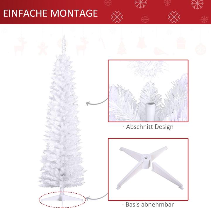 Actual product image Homcom Christmas tree with plastic stand (180 cm)