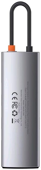 Actual product image Baseus Metal Gelam Series (USB-C, 8 Ports)