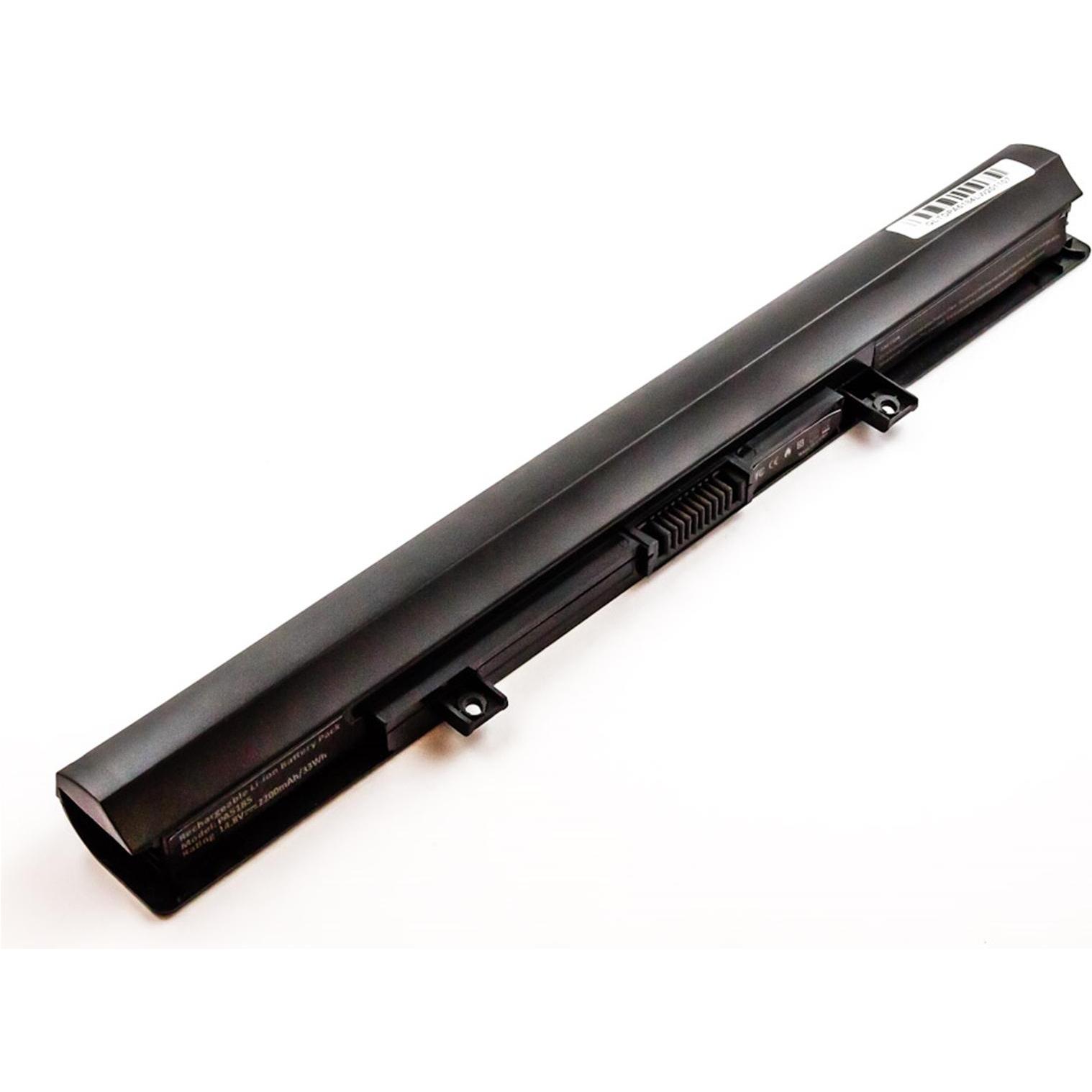Thumbnail - AGI Akku kompatibel mit Toshiba Satellite L50D-B-15N - Akku - 2.200 mAh (2200 mAh), Notebook Akku, Schwarz