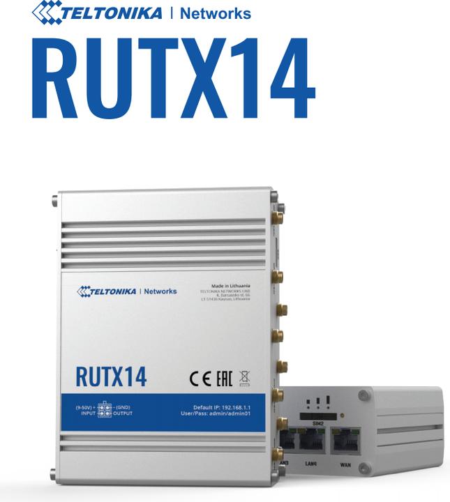 Produktbild Teltonika LTE-Industrierouter RUTX14