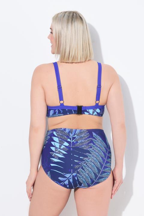 Immagine prodotto Ulla Popken Bikini con felci, coppe morbide e drappeggio (44)