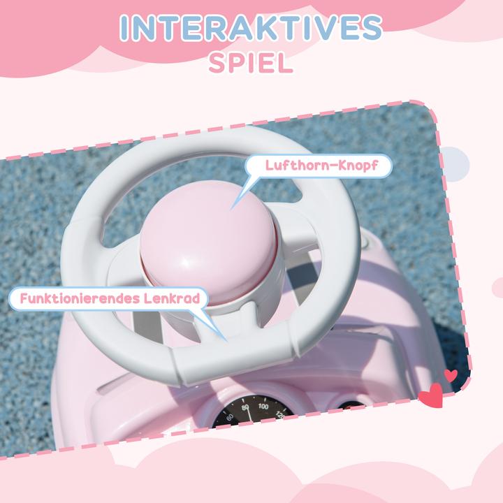 Actual product image Aiyaplay Rutschauto Kunststoff Rosa
