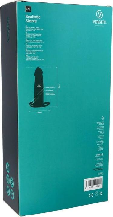 Image du produit Virgite Manchon réaliste 19cm avec vibration