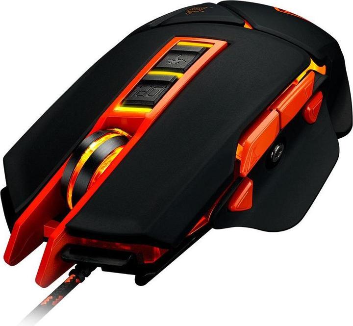 Actual product image Canyon Gaming mouse Hazard GM-6, with backlight, 9 programmable buttons, 6400 DPI (Cable)