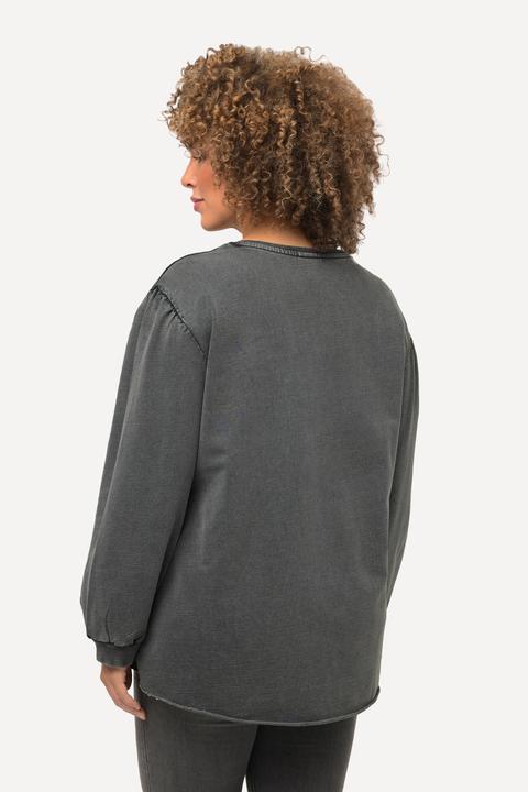Produktbild Ulla Popken Sweatshirt, Oversized, Rundhals, Langarm (46, 48)