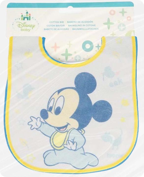 Actual product image Mickey Mouse - Klett-Lätzchen (2 Stück)