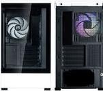 Actual product image Zalman GHE P30 micro-ATX case Tempered Glass Panoramic View - Black/White (mATX, Mini-ITX)
