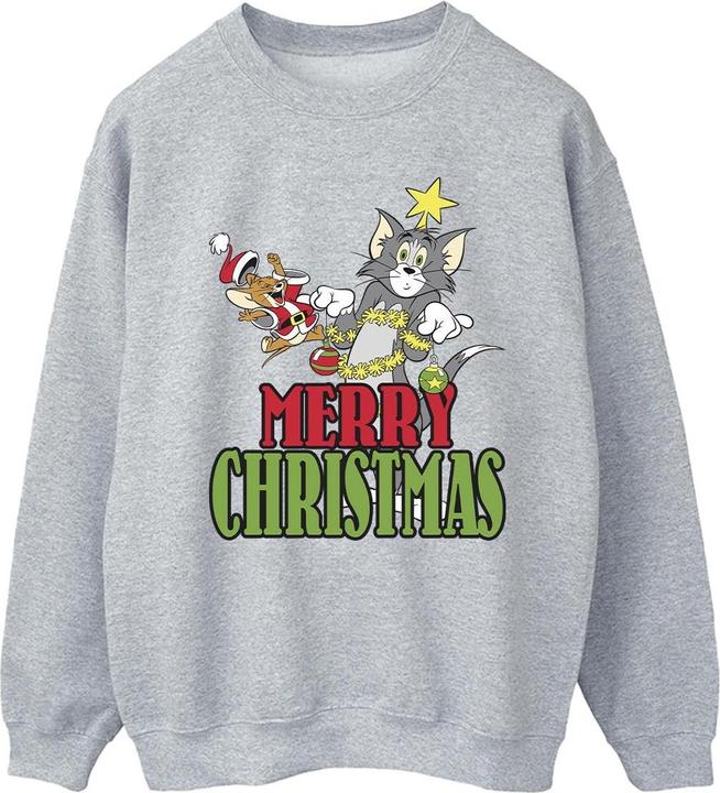 Immagine prodotto Tom & Jerry Merry Christmas Baubles Felpa Uomo (XL)