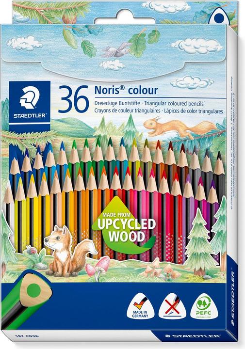Produktbild Staedtler Buntstiftset mit Kindermalbuch mit Tieren (36x)
