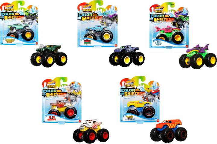 Actual product image Hot Wheels Monster Trucks Colour Shifters