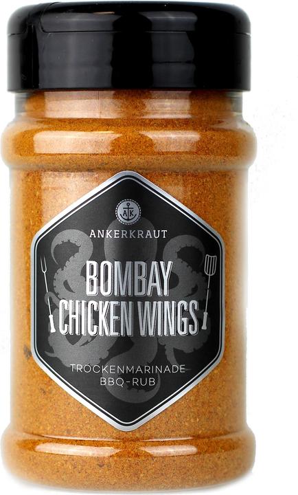 Ankerkraut Gewürze Bombay Chicken Wings Curry BBQ Rub (230 g)