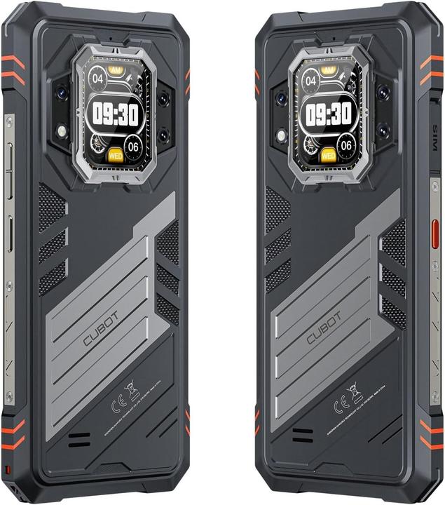 Actual product image Cubot Smartphone with 6.72-inch FHD+ display, 24 GB RAM, 256 GB ROM, 100 MP camera, Android 14 (256 GB, Black, 6.72", Dual SIM, 5G)