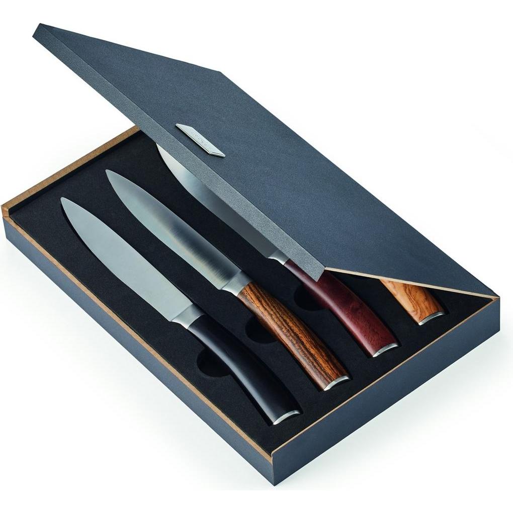 Thumbnail - Philippi Steakmesser Garry, Besteck, Schwarz, Braun, Silber