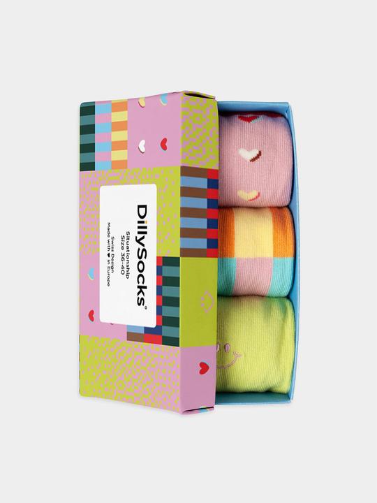Actual product image DillySocks Situationship (pack of 3, 36 - 40)