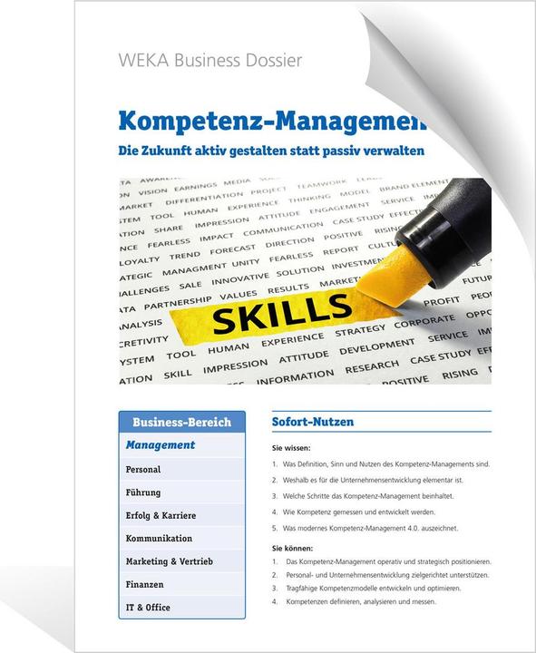 Produktbild Kompetenz-Management (Deutsch, 2014)