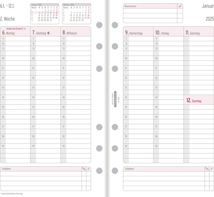Productafbeelding Chronoplan Wekelijks schema (Duits)
