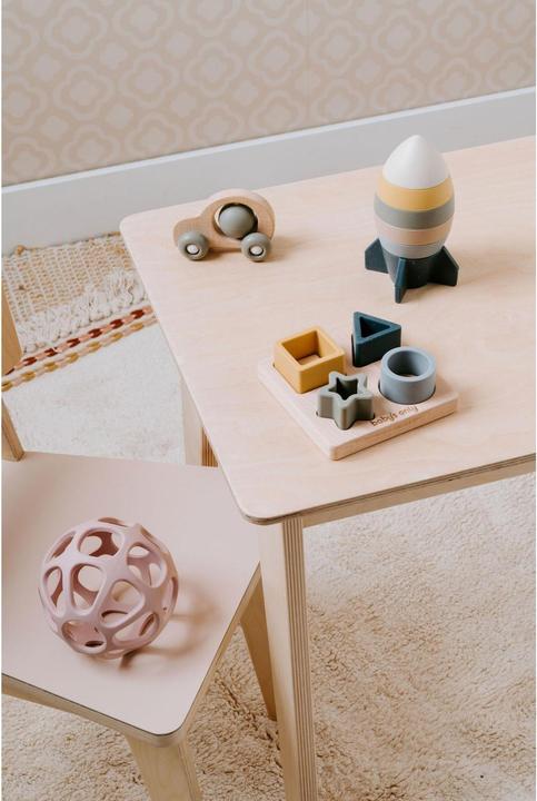 Actual product image Baby's only Babys Only baby grasping ball, old pink