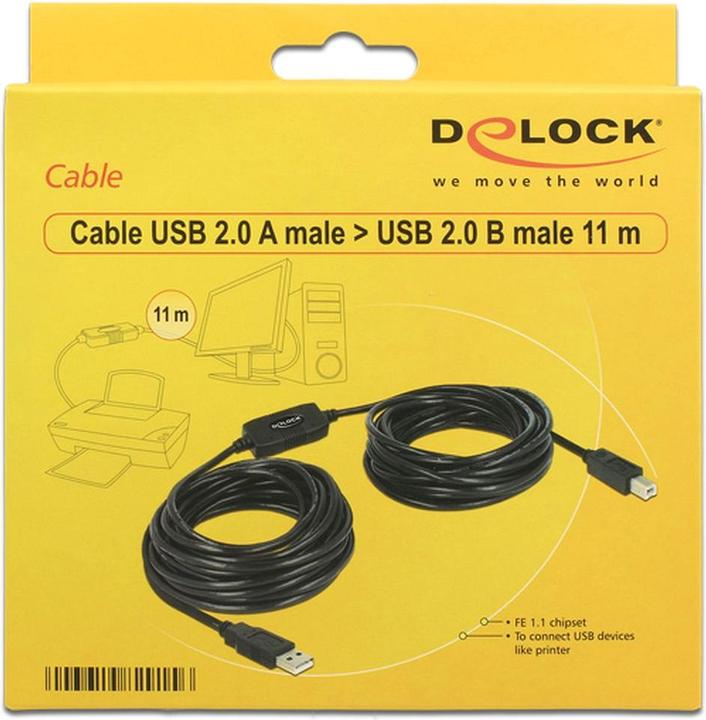 Actual product image Delock USB cable extra long (11 m, USB 2.0)