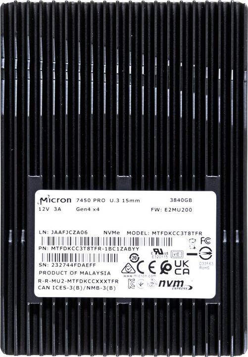 Actual product image Micron 7450 Pro (3840 GB, 2.5")