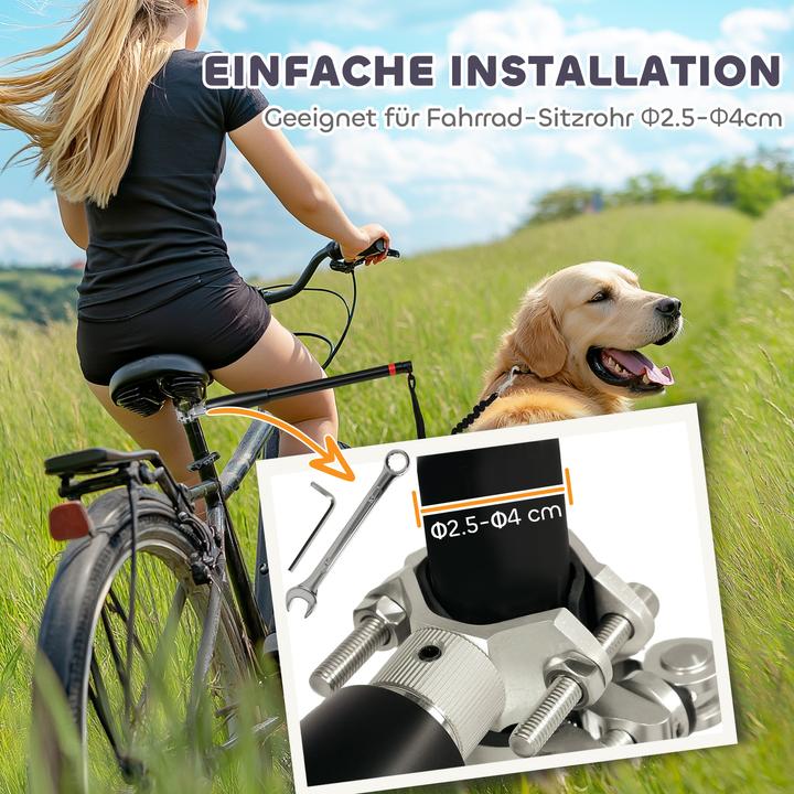 Produktbild PawHut Fahrradleine (Hund, Fahrrad)