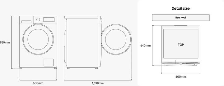 Produktbild Samsung WD11DG5B15BHEE