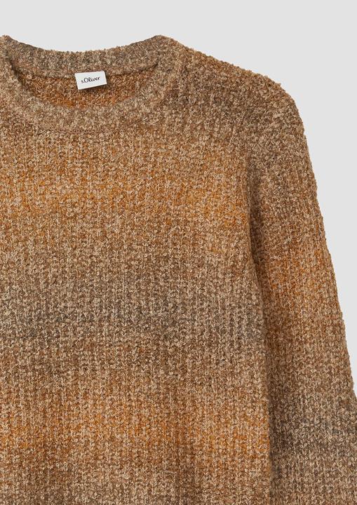 Produktbild s.Oliver Strickpullover Weicher Grobstrick-Pullover mit Farbverlauf (158, 164)