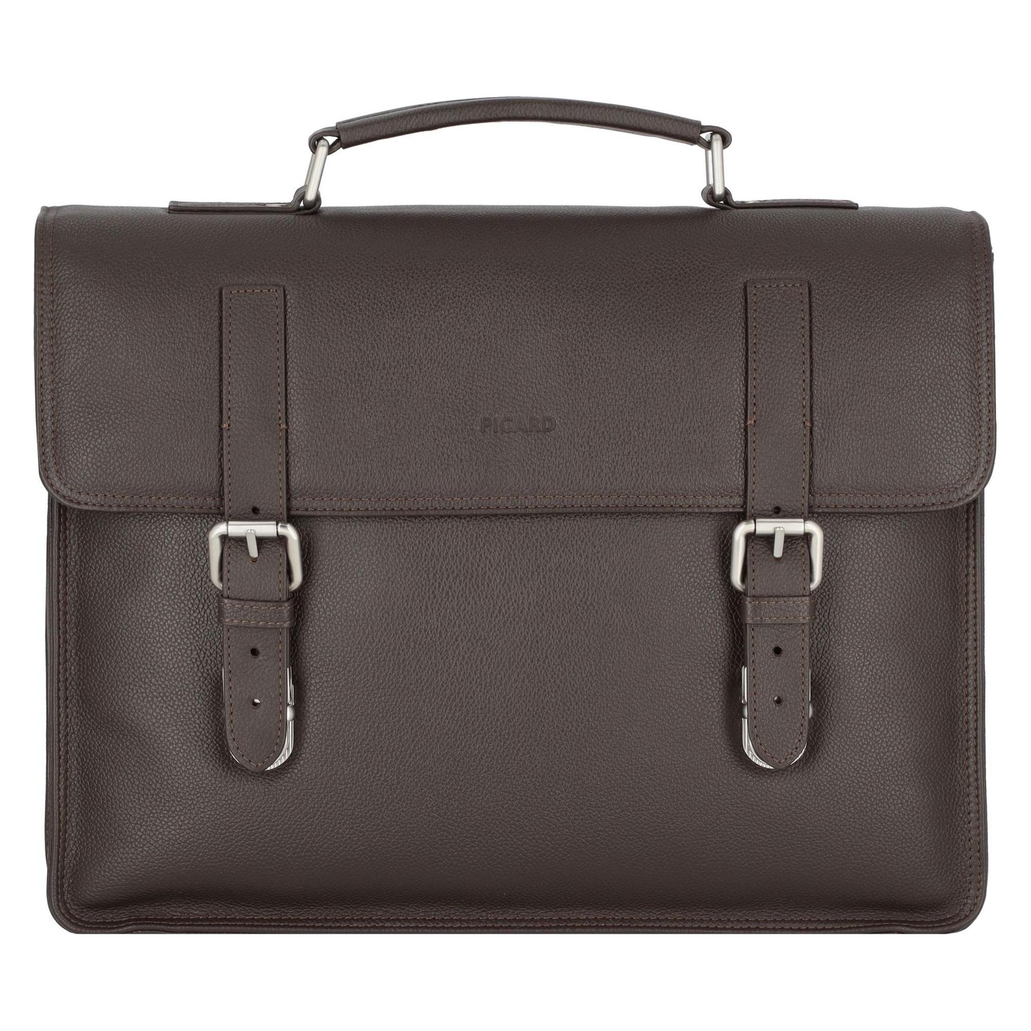 Picard Milano Aktentasche Leder 38 Cm, Notebooktasche, Beige