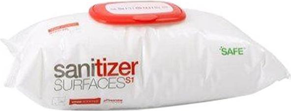 Actual product image Saniswiss Sanitizer Surfaces S1 Wipes 100 pieces