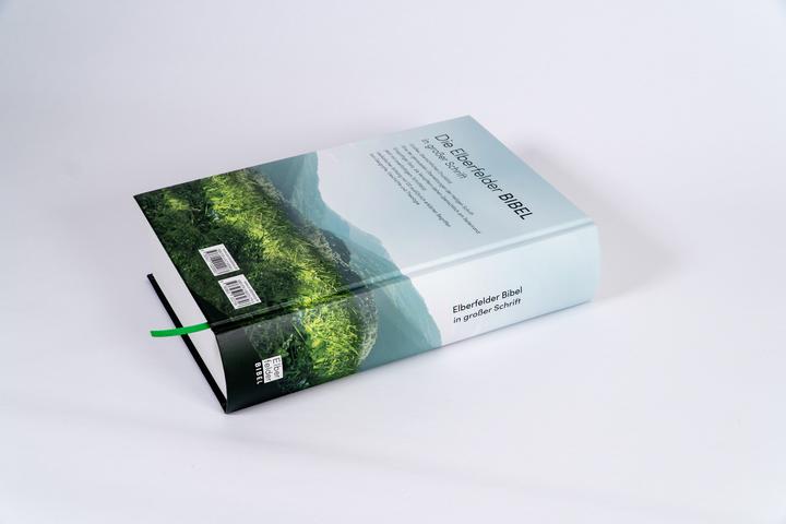 Actual product image Elberfelder Bible in large font (German, 2022)