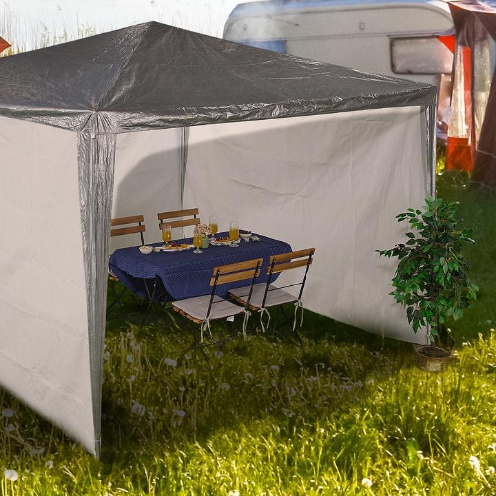 Actual product image Relaxdays 3x gazebo side parts (300 cm, 300 cm)