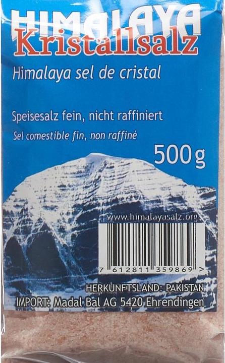 Image du produit Madal Bal Himalaya sel de cristal fin moulu (500 g)