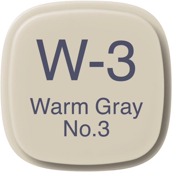 Image du produit Copic Marqueur graphique Classic Type W - 3 (W-3 - Gris chaud No.3, 1 x)