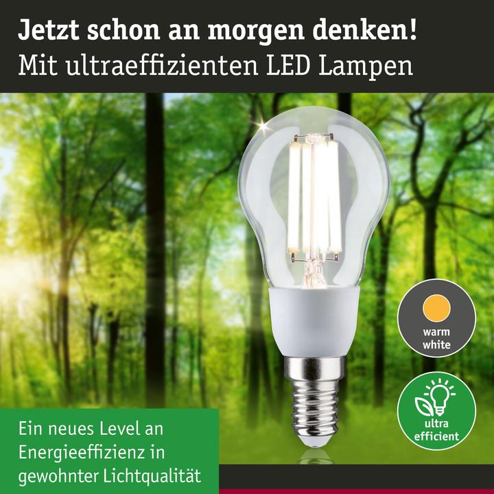 Produktbild Paulmann Tropfen Eco-Line Filament (E14, 2.50 W, 525 lm, 1 x, A)