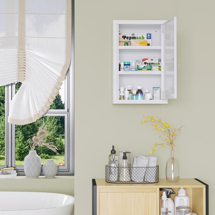 Produktbild Kleankin Medizinschrank (30 x 14 x 46 cm)