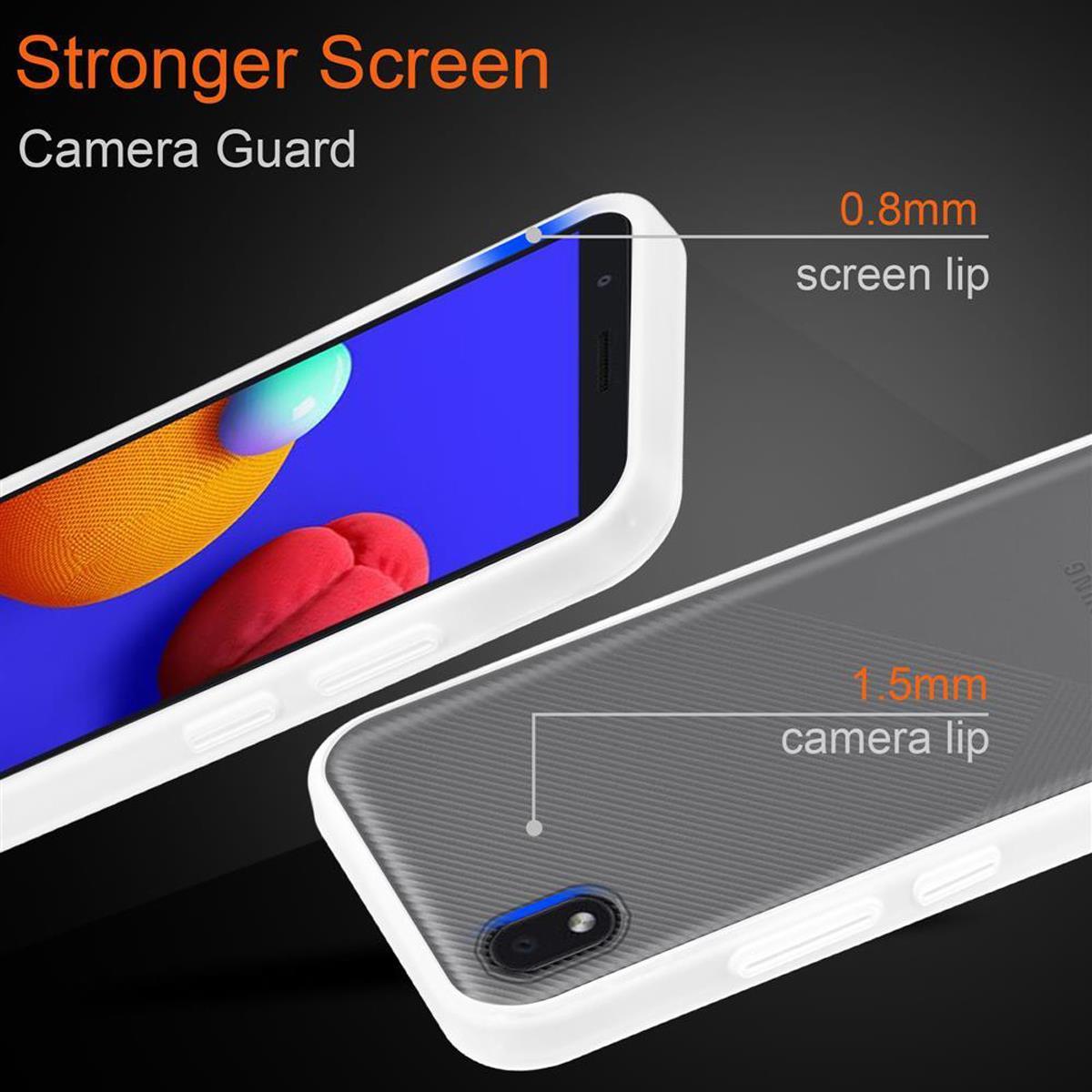 Thumbnail - Cadorabo Hybrid Matt Cover (Samsung Galaxy A01 Core), Smartphone Hülle, Transparent