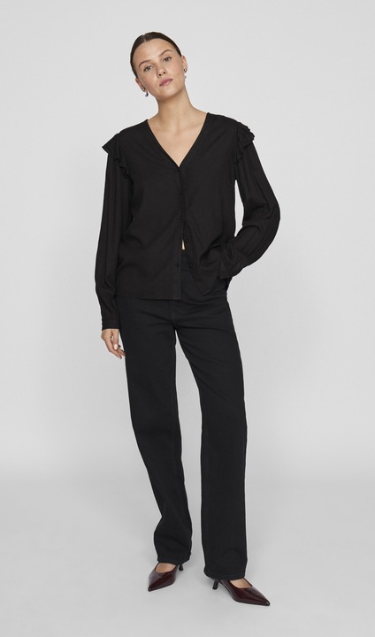 Actual product image Vila Long sleeve top with V-neck (34)