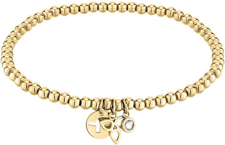 Produktbild Tamaris Fashion gilded beaded bracelet with pendants TJ-0011-B-17 (L) (17 cm, Edelstahl)