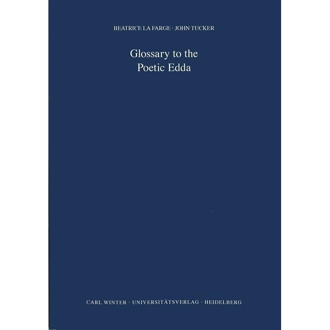 Glossary to the Poetic Edda, Fachbücher von John Tucker, Beatrice la Farge