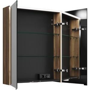 Thumbnail - burgbad, Spiegelschrank, Eqio Spiegelschrank mit horizontaler LED-Beleuchtung und Waschtischbeleuchtung, 2 Türen, 65