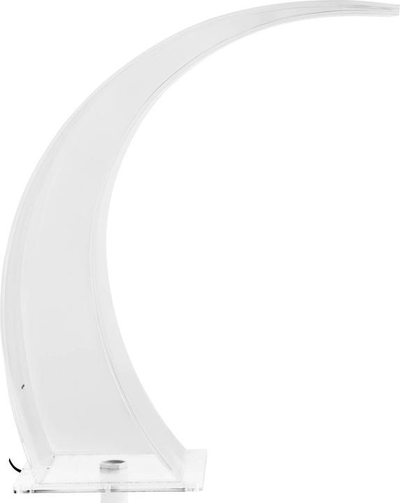 Productafbeelding Uniprodo Schwalldusche Wasserspiel Wasserfall 35 cm mit LED Blau / Weiss