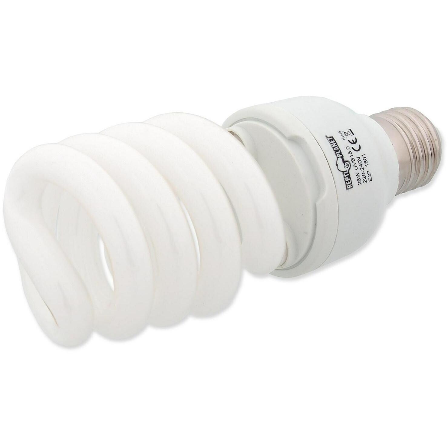 Thumbnail - Repti Planet Terrarienlampe Sparlampe 15.0 26 W, Lampensockel: E27 (UVB, UVA), Terrariumbeleuchtung
