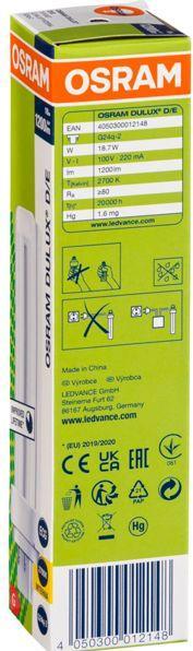 Produktbild Osram Leuchtstofflampe 18W 2700K (G24q-2, 1200 lm, 10x)