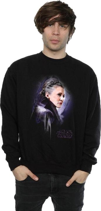 Actual product image Star Wars Mens The Last Jedi Leia Brushed Sweatshirt (S)